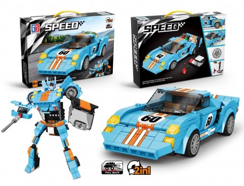 Klocki konstrukcyjne Lean auto robot 2w1 (23576) Klocki konstrukcyjne Lean auto robot 2w1 (23576)