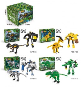 Klocki konstrukcyjne Lean dinozaury 2w1 (23566)