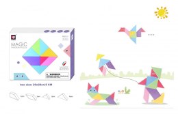 Klocki magnetyczne Lean tangram 9 el. (23552)
