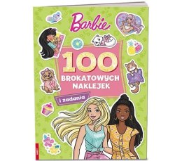 Książeczka edukacyjna Ameet Barbie™. 100 Brokatowych Naklejek (NB 1101)