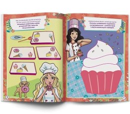 Książeczka edukacyjna Ameet Barbie™. 100 Brokatowych Naklejek (NB 1101)