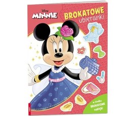 Książeczka edukacyjna Ameet Minnie. Brokatowe Ubieranki (SDLB 9108)