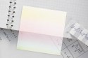 Notes samoprzylepny (karteczki) Titanum transparentne, z polipropylenu 75x75 mix 50k [mm:] 75x75
