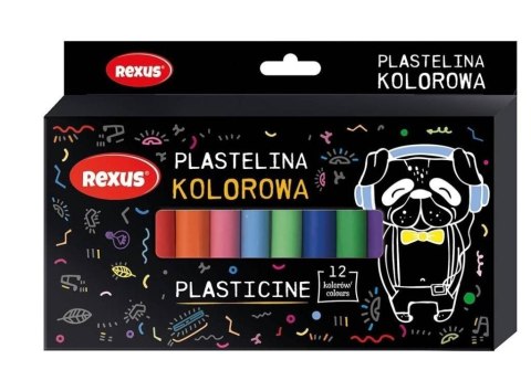 Plastelina 12 kol. Teens mix Rexus (9754) Plastelina 12 kol. Teens mix Rexus (9754)