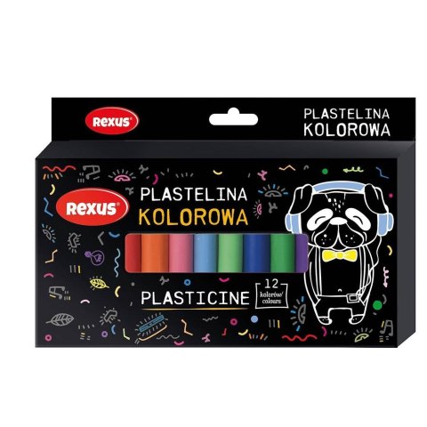 Plastelina 12 kol. Teens mix Rexus (9754) Plastelina 12 kol. Teens mix Rexus (9754)