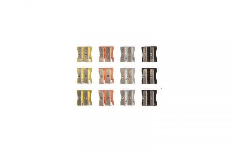 Temperówka Interdruk Satin Gold podwójna mix metal Temperówka Interdruk Satin Gold podwójna mix metal