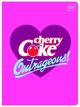 Zeszyt Interdruk COCA COLA MAT+UV A5 32k. 70g krata