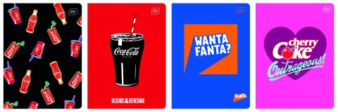 Zeszyt Interdruk COCA COLA MAT+UV A5 32k. 70g krata Zeszyt Interdruk COCA COLA MAT+UV A5 32k. 70g krata