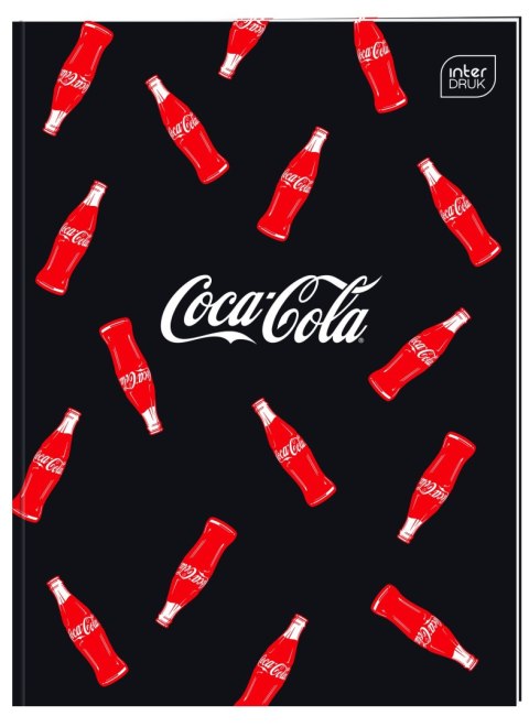 Zeszyt Interdruk COCA COLA MAT+UV A5 32k. 70g trzy linie Zeszyt Interdruk COCA COLA MAT+UV A5 32k. 70g trzy linie
