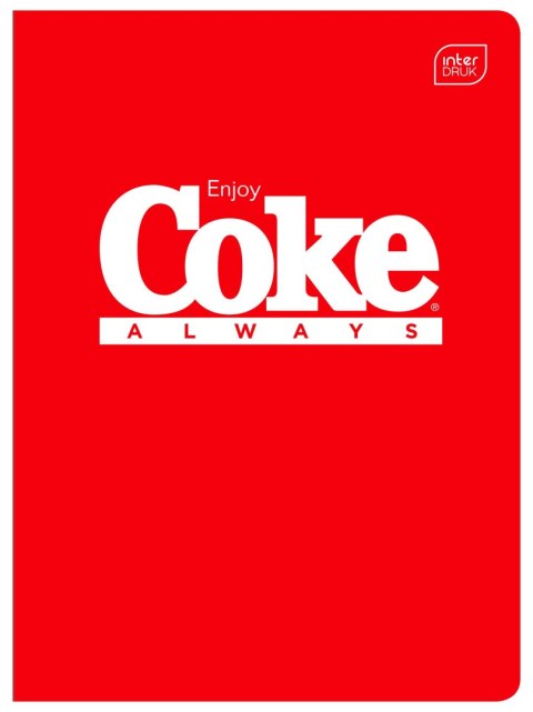 Zeszyt Interdruk HYBRID COCA COLA A5 60k. 70g krata Zeszyt Interdruk HYBRID COCA COLA A5 60k. 70g krata
