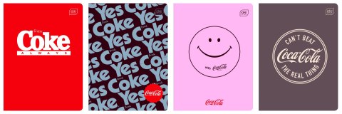 Zeszyt Interdruk HYBRID COCA COLA A5 60k. 70g krata Zeszyt Interdruk HYBRID COCA COLA A5 60k. 70g krata