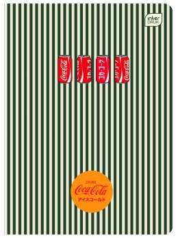 Zeszyt Interdruk SOFT TOUCH COCA COLA A5 80k. 70g krata