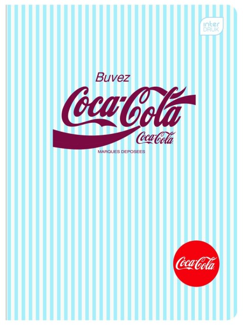 Zeszyt Interdruk SOFT TOUCH COCA COLA A5 80k. 70g krata Zeszyt Interdruk SOFT TOUCH COCA COLA A5 80k. 70g krata