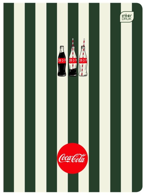Zeszyt Interdruk SOFT TOUCH COCA COLA A5 80k. 70g krata Zeszyt Interdruk SOFT TOUCH COCA COLA A5 80k. 70g krata
