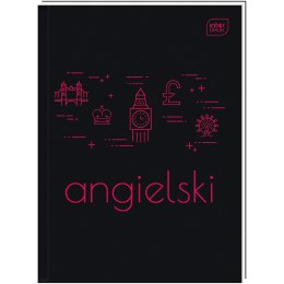 Brulion ANGIELSKI A5 80k. 70g krata Interdruk