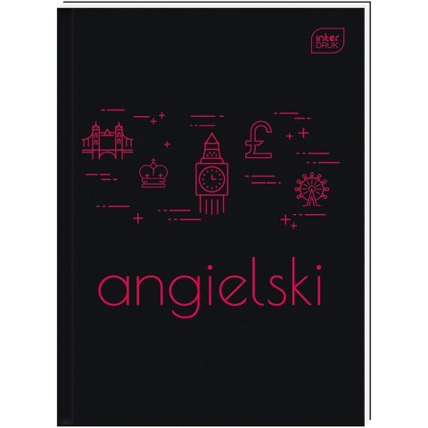 Brulion ANGIELSKI A5 80k. 70g krata Interdruk Brulion ANGIELSKI A5 80k. 70g krata Interdruk