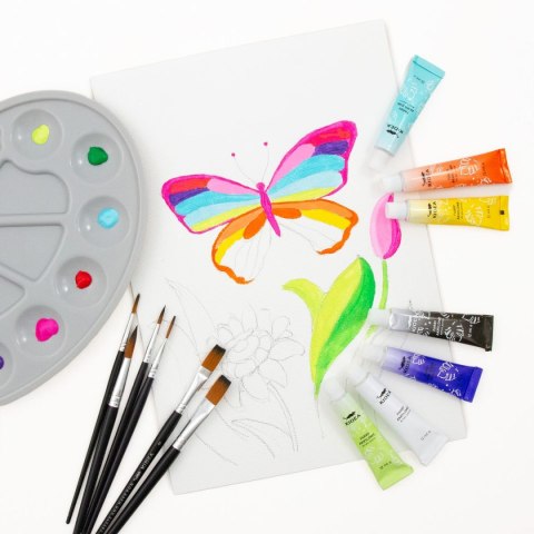 Farby akwarelowe 12ml 12 kolor. Kidea (FAA12KA)