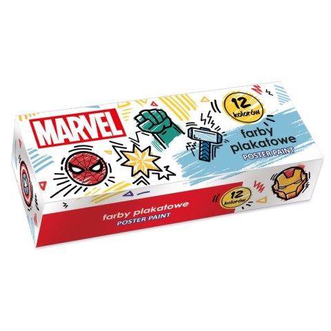Farby plakatowe AVENGERS kolor: mix 20ml 12 kolor. Beniamin (114131) Farby plakatowe AVENGERS kolor: mix 20ml 12 kolor. Beniamin (114131)