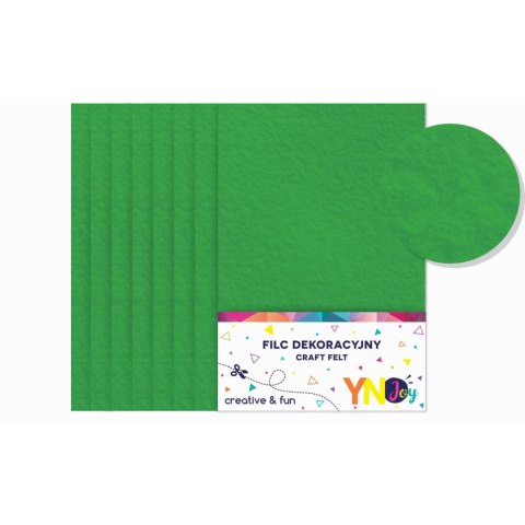 Filc kolor: Zielony 8 ark. Interdruk (IFILCCZIE) Filc kolor: Zielony 8 ark. Interdruk (IFILCCZIE)
