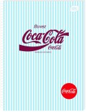Kołozeszyt (kołobrulion) Interdruk COCA COLA SOFT TOUCH A5 100k. 70g krata