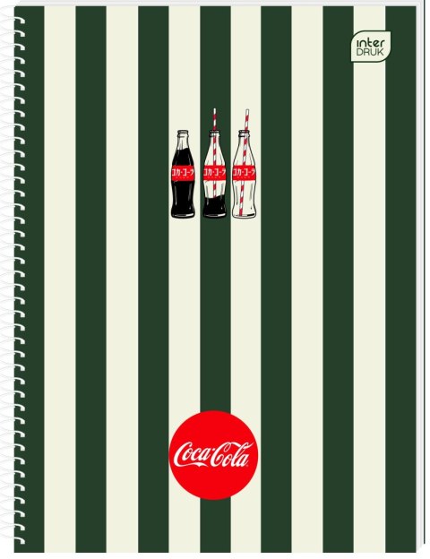 Kołozeszyt (kołobrulion) Interdruk COCA COLA SOFT TOUCH A5 100k. 70g krata Kołozeszyt (kołobrulion) Interdruk COCA COLA SOFT TOUCH A5 100k. 70g krata