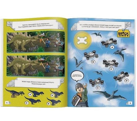 Książeczka edukacyjna Ameet LEGO® Jurassic World™. Jurajska przygoda Bena (LNC 6208) Książeczka edukacyjna Ameet LEGO® Jurassic World™. Jurajska przygoda Bena (LNC 6208)