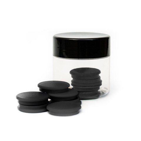 Magnes czarny czarny śr. 30mm Tierra 10 sztuk Magnes czarny czarny śr. 30mm Tierra 10 sztuk