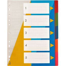 Przekładka numeryczna Tetis numeryczne A4 mix 5k 1-5 (BP630-5)