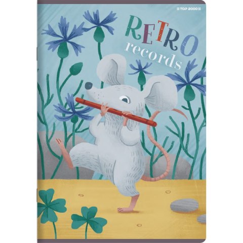 Zeszyt BOOKWORM/RETRO A5 32k. 70g podwójna linia kolor Top 2000 (400169401) Zeszyt BOOKWORM/RETRO A5 32k. 70g podwójna linia kolor Top 2000 (400169401)