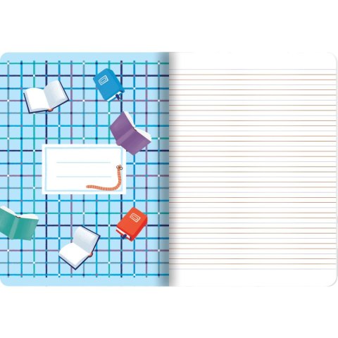 Zeszyt BOOKWORM/RETRO A5 32k. 70g podwójna linia kolor Top 2000 (400169401) Zeszyt BOOKWORM/RETRO A5 32k. 70g podwójna linia kolor Top 2000 (400169401)