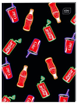Zeszyt Interdruk COCA COLA MAT+UV A4 32k. 70g krata