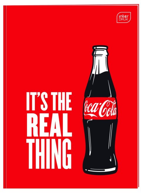 Zeszyt Interdruk COCA COLA MAT+UV A4 32k. 70g krata Zeszyt Interdruk COCA COLA MAT+UV A4 32k. 70g krata