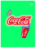 Zeszyt Interdruk COCA COLA MAT+UV A5 32k. 70g trzy linie