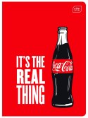 Zeszyt Interdruk COCA COLA MAT+UV A5 32k. 70g trzy linie