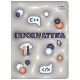 Zeszyt tematyczny HYBRID INFORMATYKA A5 60k. 70g krata Interdruk (+pigułka wiedzy)