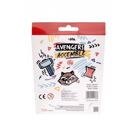 Flamaster AVENGERS 12 kol. Beniamin (114136) Flamaster AVENGERS 12 kol. Beniamin (114136)