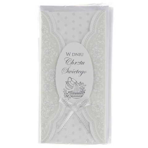 Kartka składana laurka dl exclusive satyna chrzest DL (5902221807404) Kartka składana laurka dl exclusive satyna chrzest DL (5902221807404)
