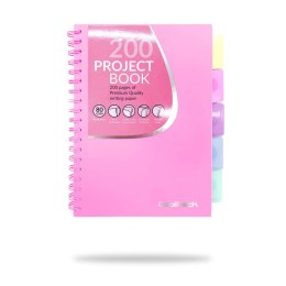 Kołozeszyt (kołonotatnik) CoolPack Powder pink B5 krata Patio (78768CP)
