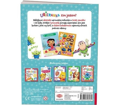 Książeczka edukacyjna Disney Maluch. Ubieranka. Kim jestem? Ameet (MUB 9201) Książeczka edukacyjna Disney Maluch. Ubieranka. Kim jestem? Ameet (MUB 9201)