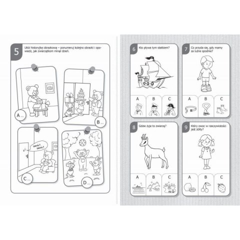 Książka dla dzieci QUIZY PRZEDSZKOLAKA.