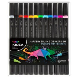 Marker permanentny mix okrągła końcówka Kidea (MBC12KKA)