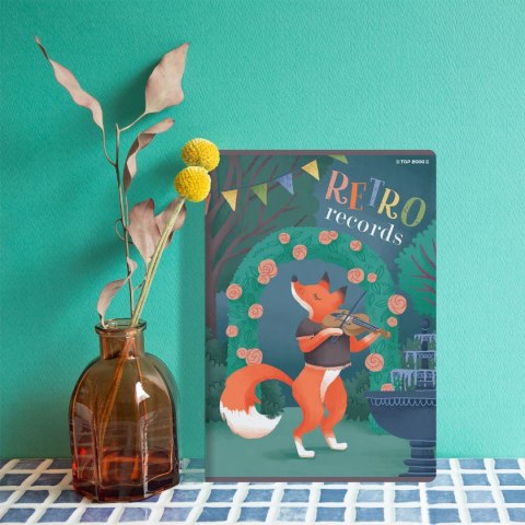 Zeszyt BOOKWORM/RETRO A5 16k. 70g kratka Top 2000 (400169369) Zeszyt BOOKWORM/RETRO A5 16k. 70g kratka Top 2000 (400169369)