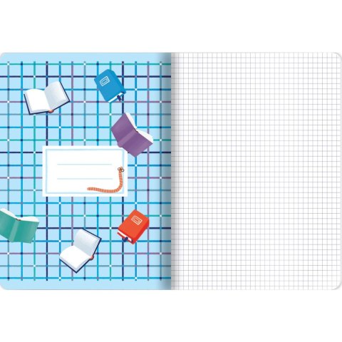 Zeszyt BOOKWORM/RETRO A5 16k. 70g kratka Top 2000 (400169369) Zeszyt BOOKWORM/RETRO A5 16k. 70g kratka Top 2000 (400169369)