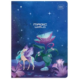 Zeszyt METALIC FANTASY A5 60k. 70g krata Interdruk