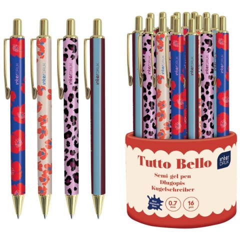 Długopis żelowy TUTTO BELLO metalowy niebieski 0,7mm Interdruk (żelowy) Długopis żelowy TUTTO BELLO metalowy niebieski 0,7mm Interdruk (żelowy)