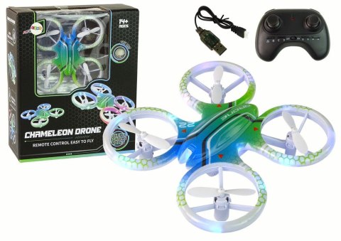Dron Zdalnie Sterowany Światła Kolorowy Lean (16080) Dron Zdalnie Sterowany Światła Kolorowy Lean (16080)