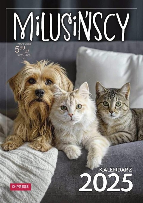 Kalendarz ścienny A4 MILUSIŃSCY A4 Press (5904830713473) Kalendarz ścienny A4 MILUSIŃSCY A4 Press (5904830713473)