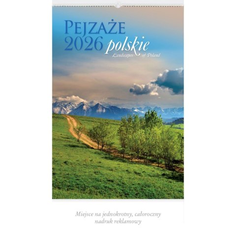 Kalendarz ścienny PEJZAŻE POLSKIE 13-planszowe 320mm x 470mm Lucrum (RW01) Kalendarz ścienny PEJZAŻE POLSKIE 13-planszowe 320mm x 470mm Lucrum (RW01)