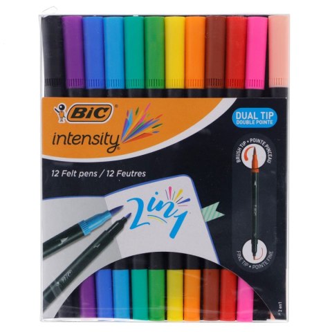 Marker permanentny DUAL TIP mix okrągła końcówka Bic Kids (989695) Marker permanentny DUAL TIP mix okrągła końcówka Bic Kids (989695)