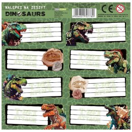 Naklejka na zeszyt Dinozaur Derform (NNZDN20)